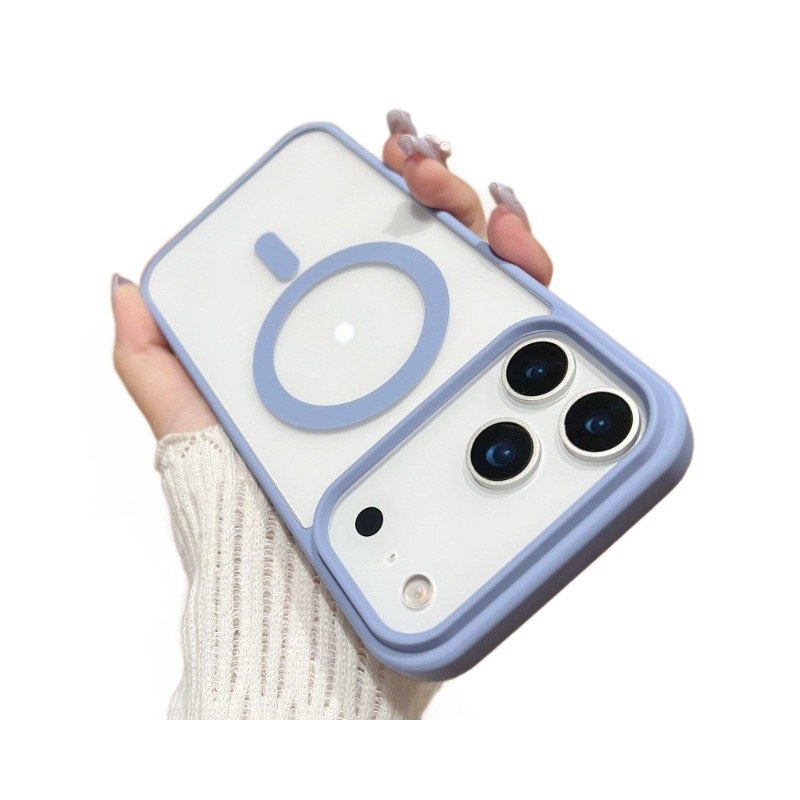 Suitable for Apple 17Air Macaron Magnetic New Mobile Phone Case Iphone17Pro Simple Anti-Fall Protective Cover