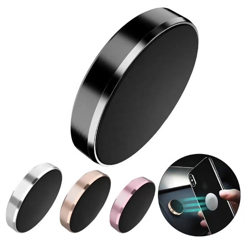 Mini Universal Sticker Car Navigation Dashboard Air Outlet Alloy Car Magnet Magnetic Bracket Home Random Sticker