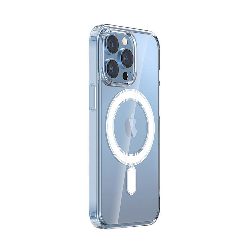 Suitable for Iphone16Pro Mobile Phone Case 15 Magnetic Transparent Case 14 Magnetic 18Promax Protective Case 17E Wholesale