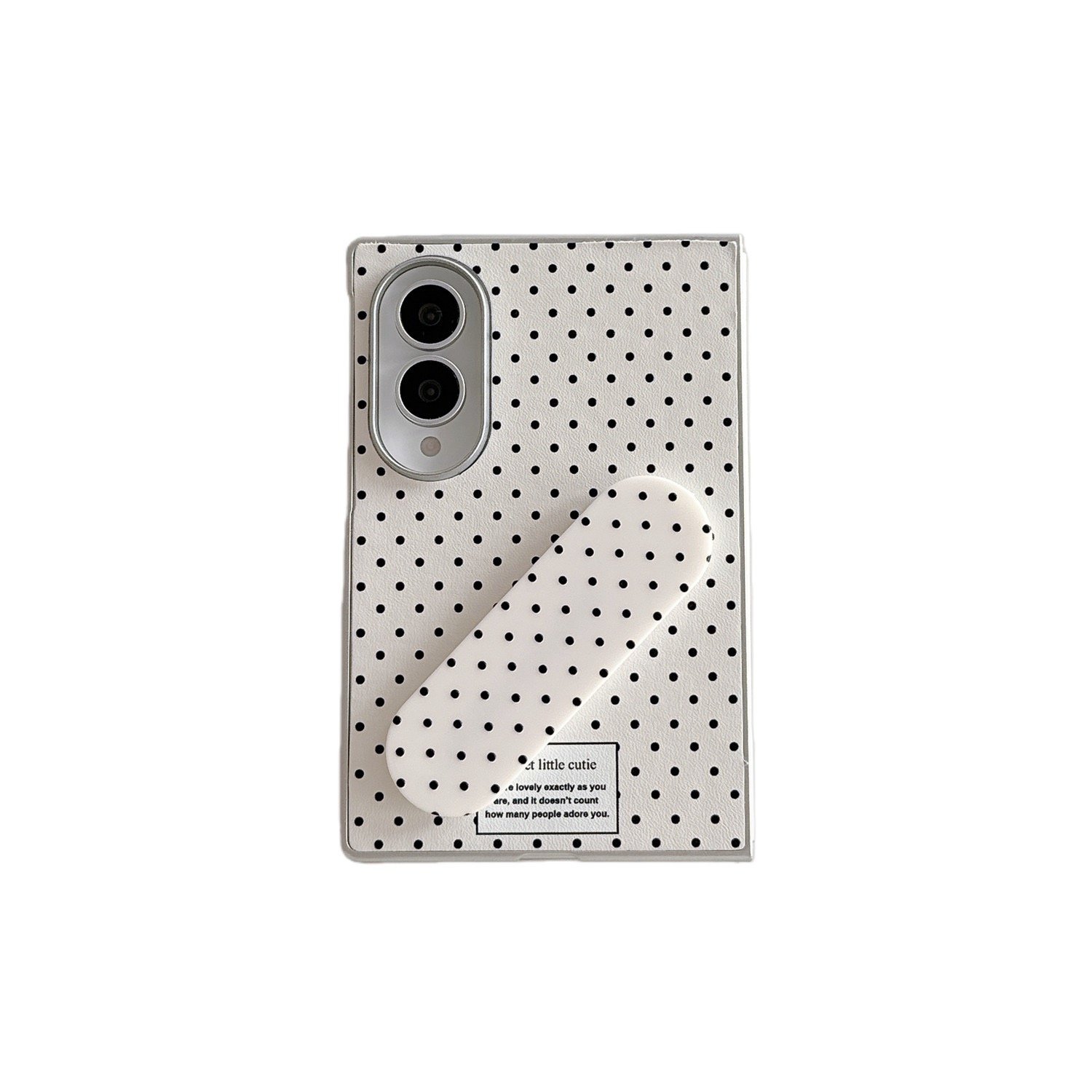 Suitable for Samsung Galaxy ZFold8 phone case, Korean-style polka dot stand, ZFold8 wide folding protective case