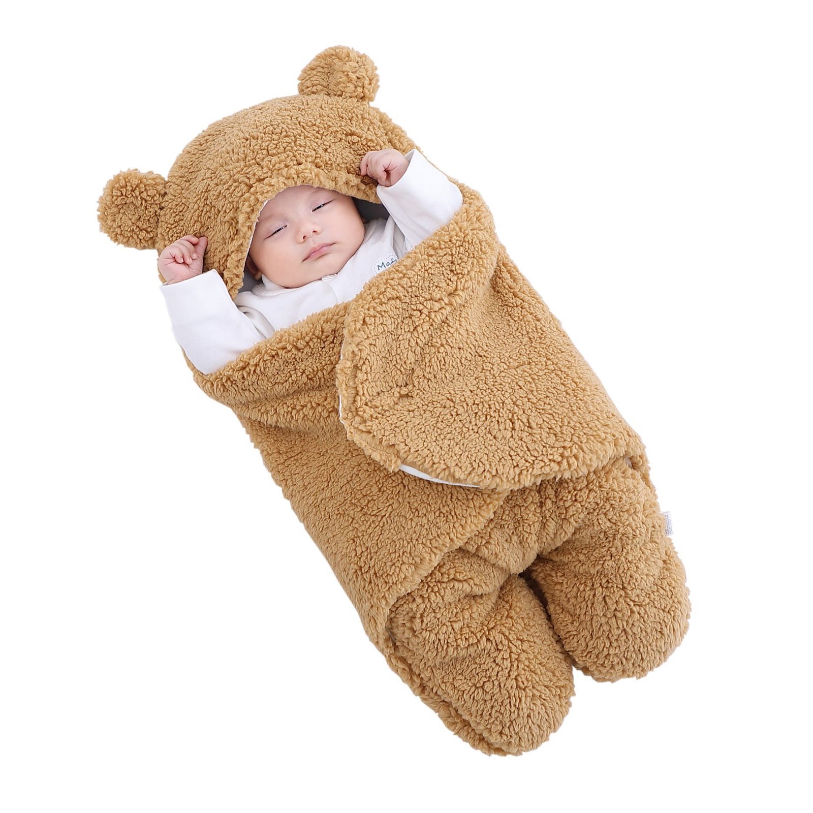 Coated Baby Newborn Baby Sleeping Bag Anti-Scare Swaddling Baby Supplies for Newborn Baby in Autumn and Winter