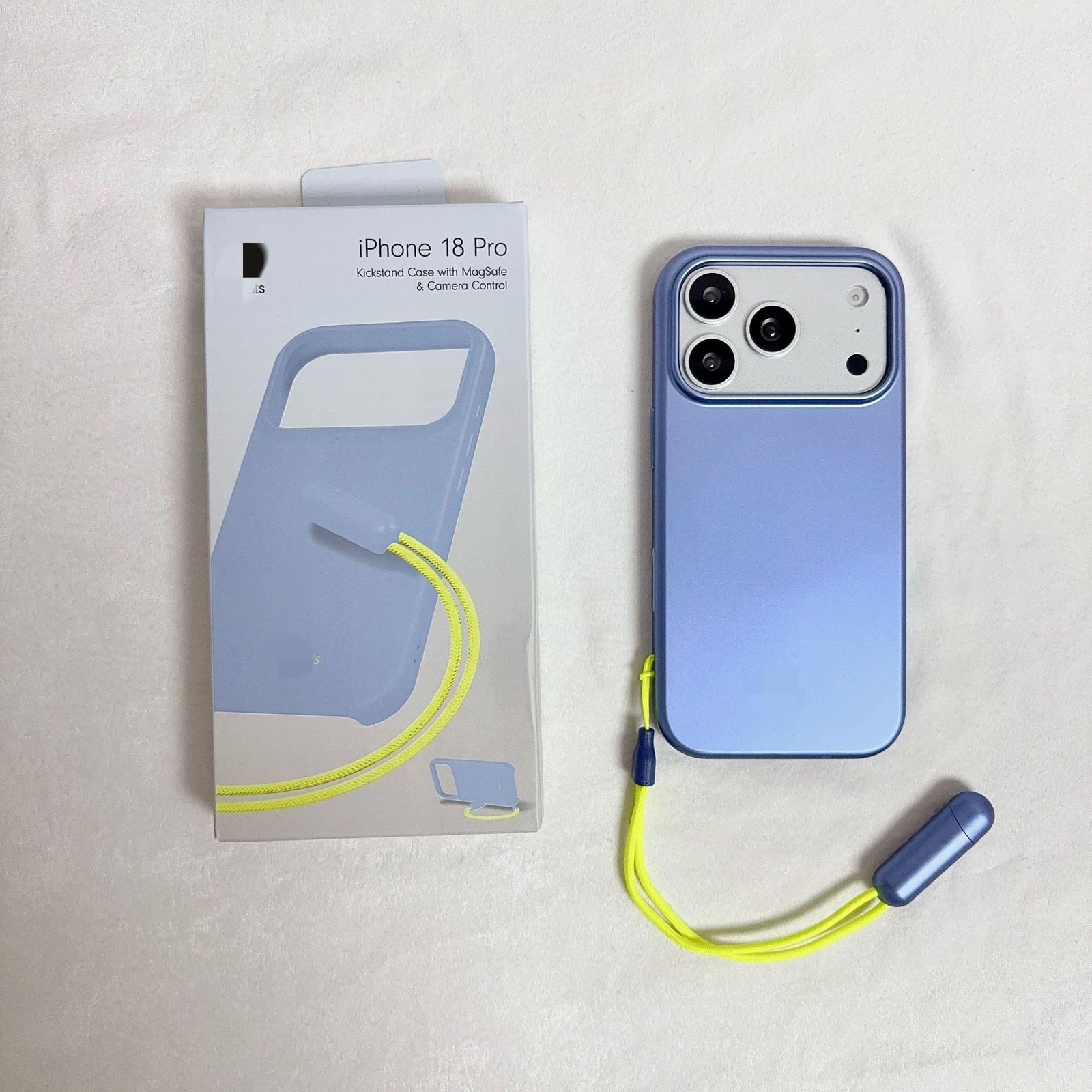 Suitable for iPhone 18 Pro Max phone case, Apple 17 Pro Max official BS magnetic lanyard stand protective cover