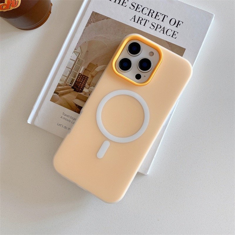 Suitable for Apple 18Promax Jelly Magnetic Phone Case Two-In-One Iphone16 Xiaomi 17 Huawei Protective Case