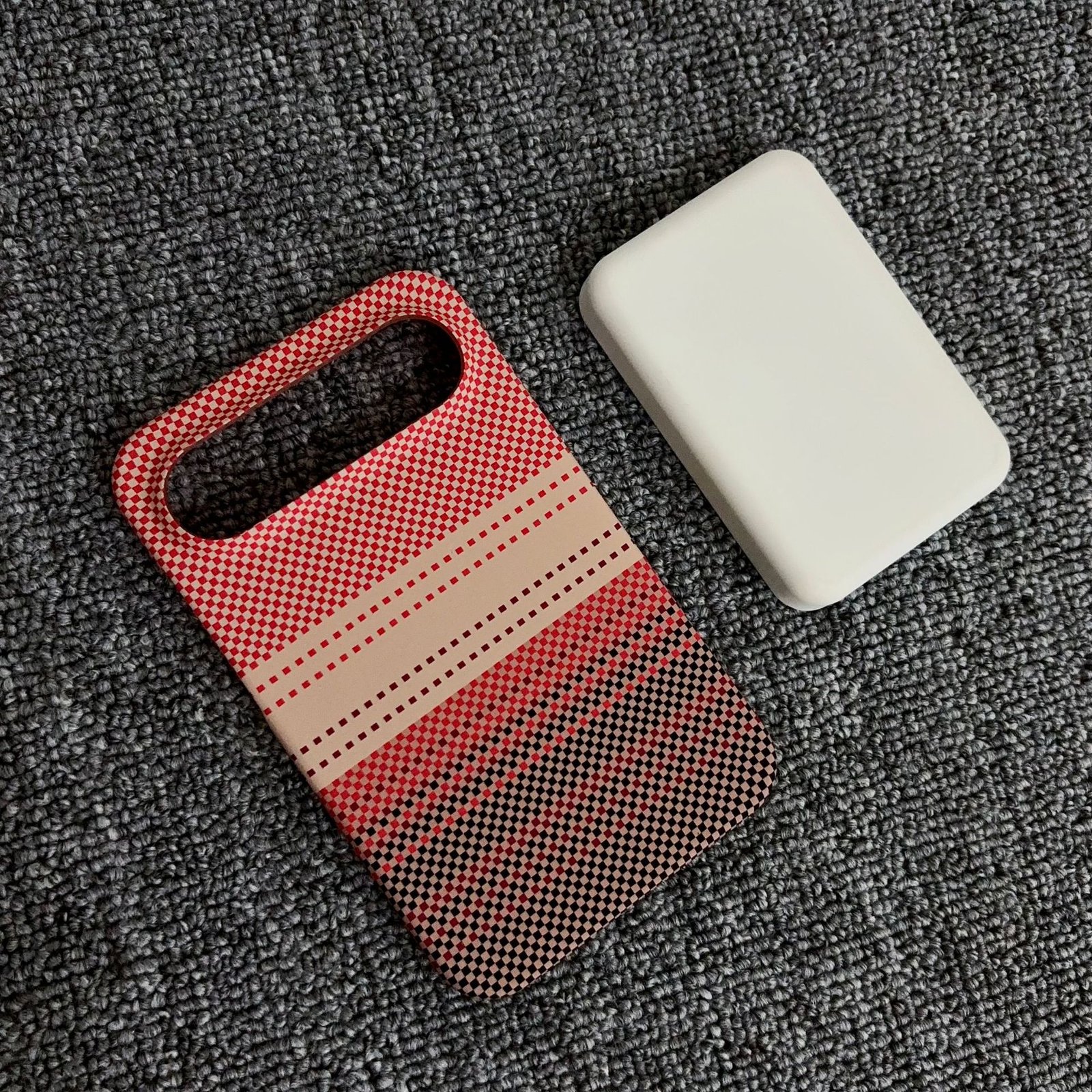 Three Guarantees Covered Huawei Pura Xview Carbon Fiber Texture Built-in