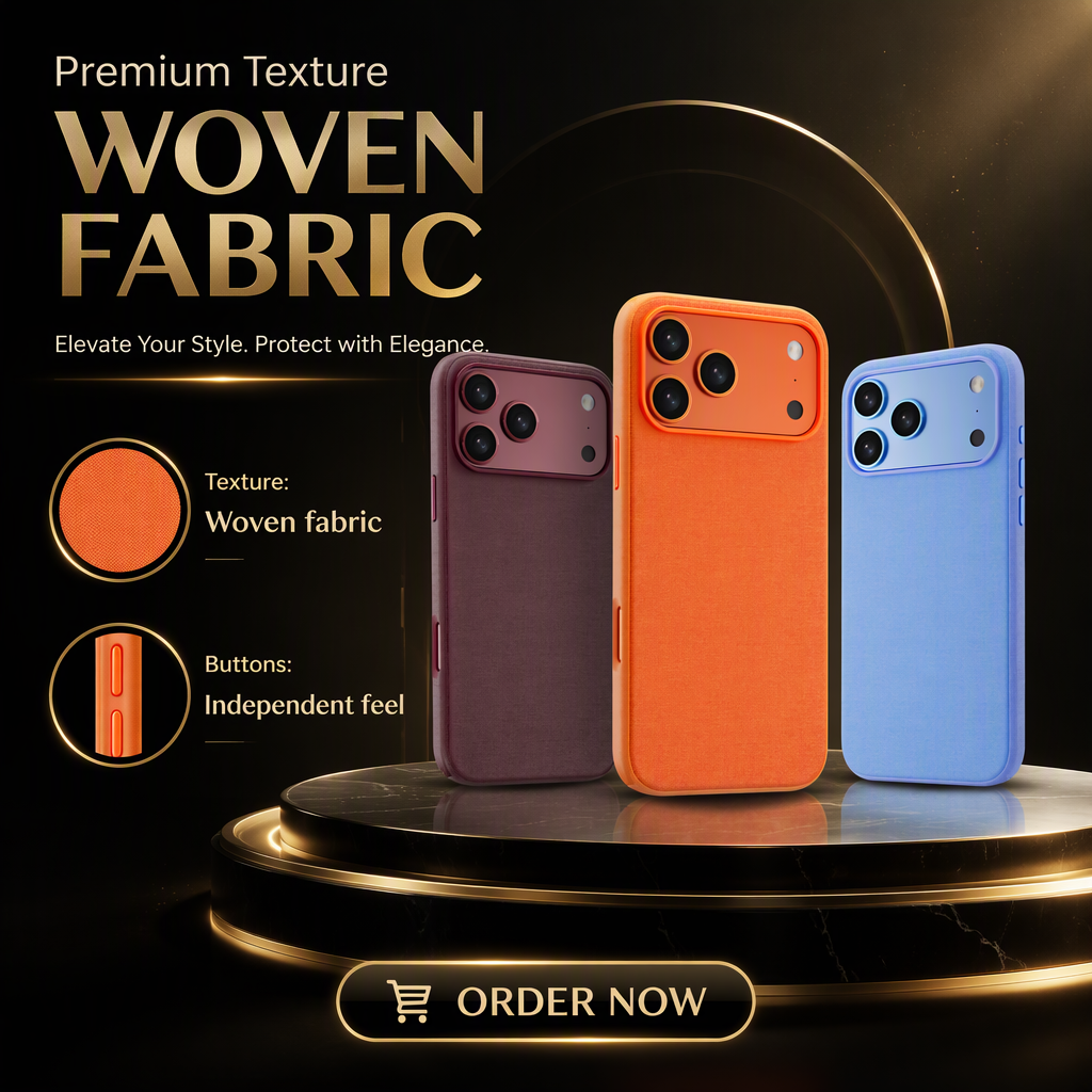 TPU Case for 18 Pro Max 17 Pro Shockproof Anti-Fingerprint Luxury Custom Phone Case