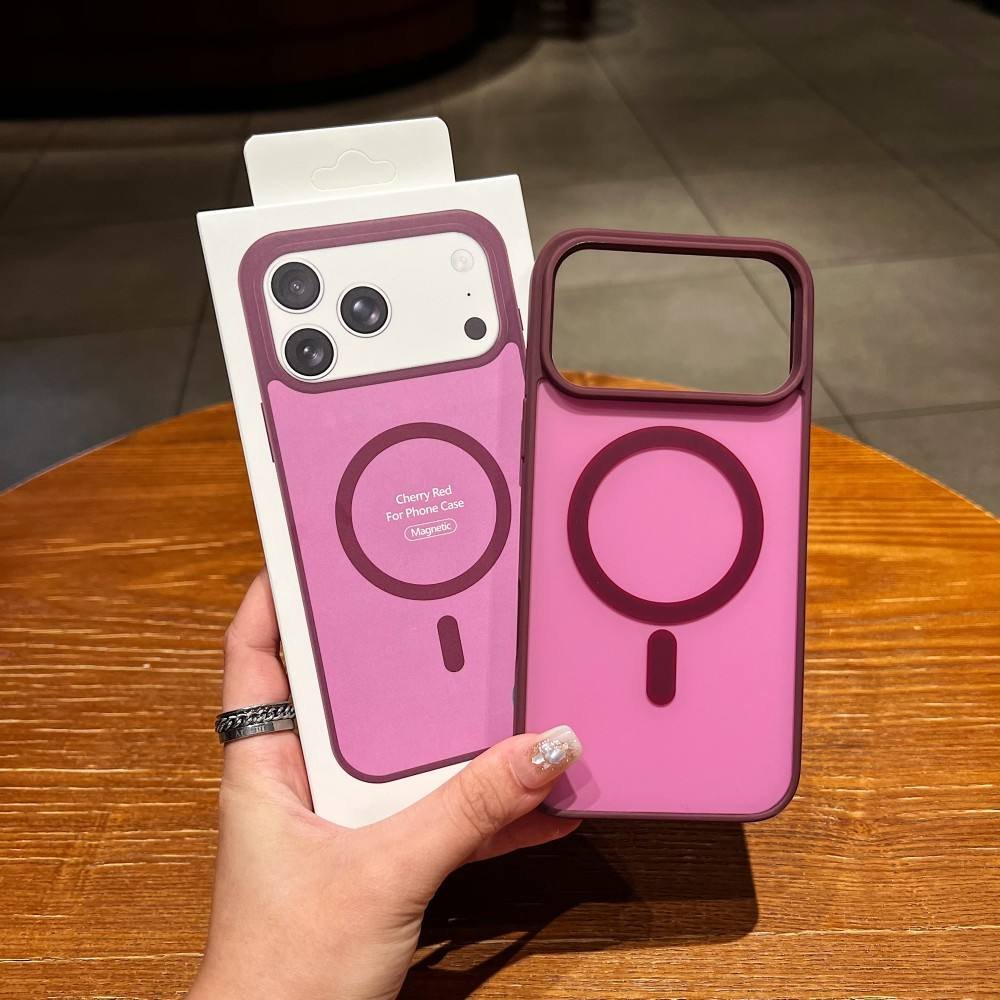  iPhone 18 Pro Max Magnetic Frosted Mobile Phone case for iPhone 17 16 15 14 13 12 Back Cover with Box for Samsung