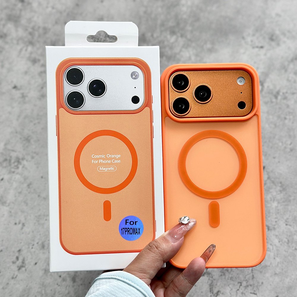 Skincare Matte Acrylic Magnetic Phone case Wholesale Suitable for iPhone 7G~17 Pro Max Shockproof Mobile Cover