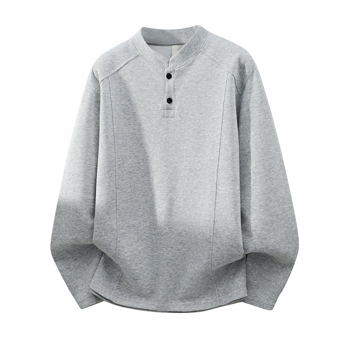 Men's Cotton-Blend Stand Collar Cardigan – Autumn 2026
