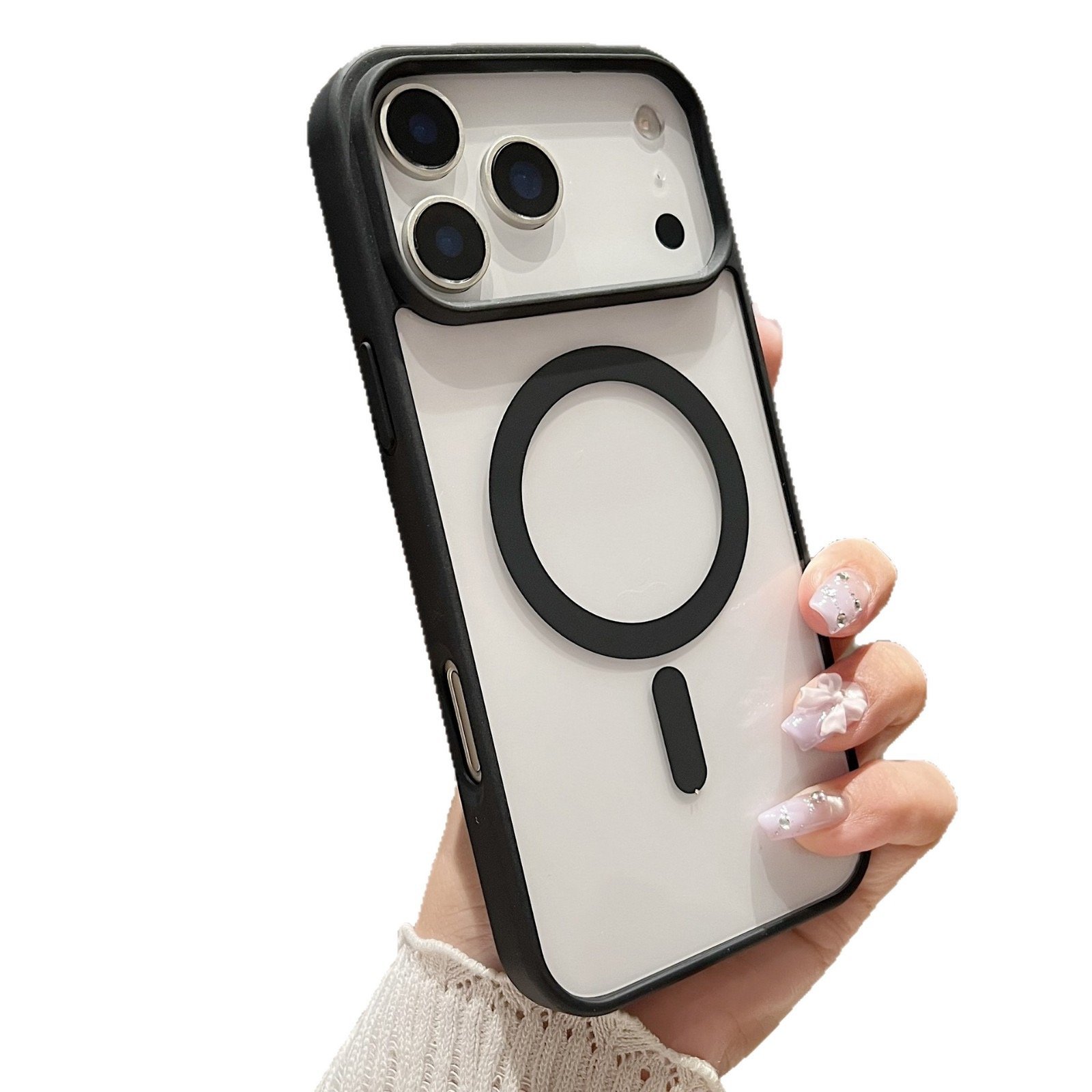 Suitable for Apple 17Air Macaron Magnetic New Mobile Phone Case Iphone17Pro Simple Anti-Fall Protective Cover