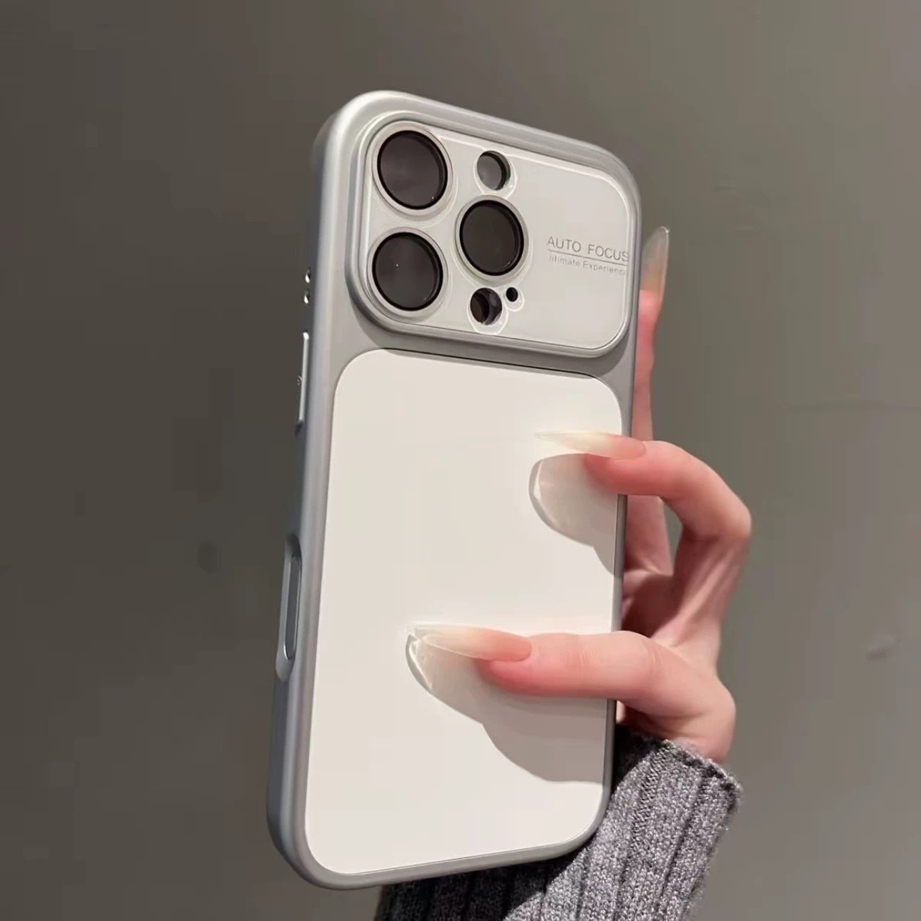 Skin-Feel Magnetic Silicone iPhone Case with Lens Protector